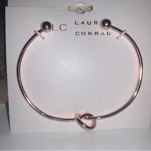 Brand new rose gold Lauren Conrad cuffed knot bracelet